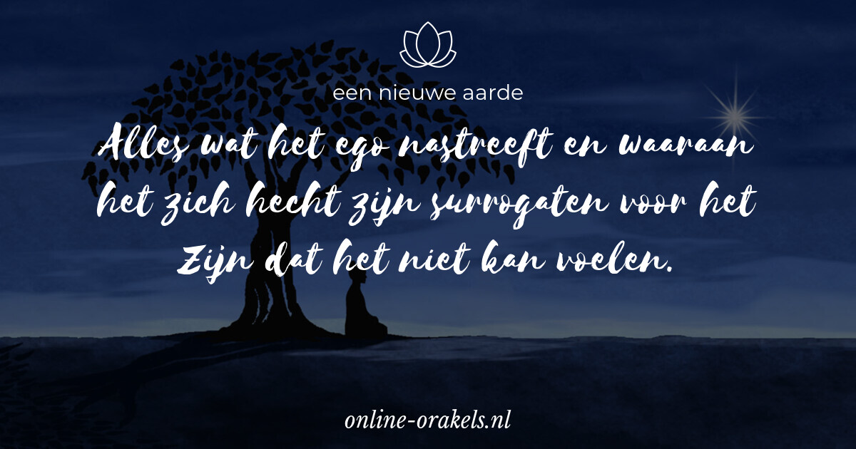 Eckhart Tolle Een Nieuwe Aarde Kaart 13 Een nieuwe aarde Online Orakels