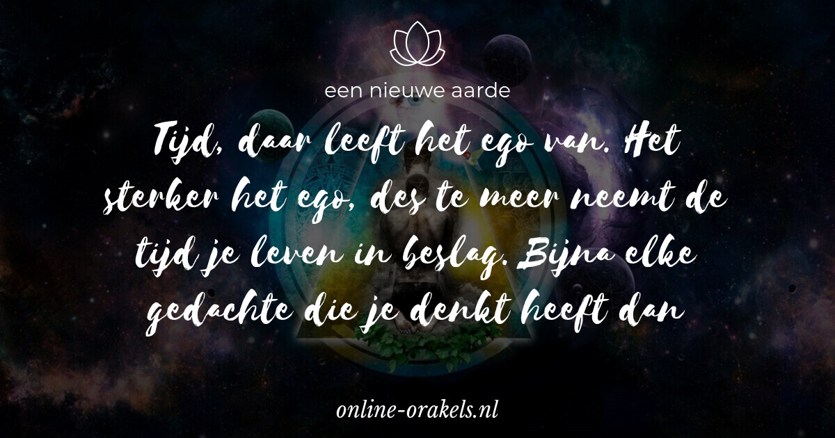 Eckhart Tolle Een Nieuwe Aarde Kaart 36 Een nieuwe aarde Online Orakels