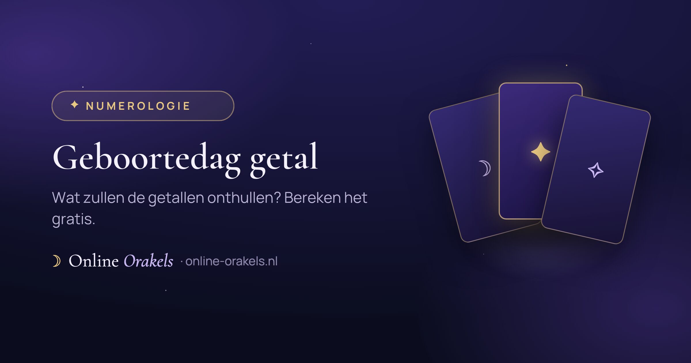 Geboortedag getal berekenen | Online Orakels
